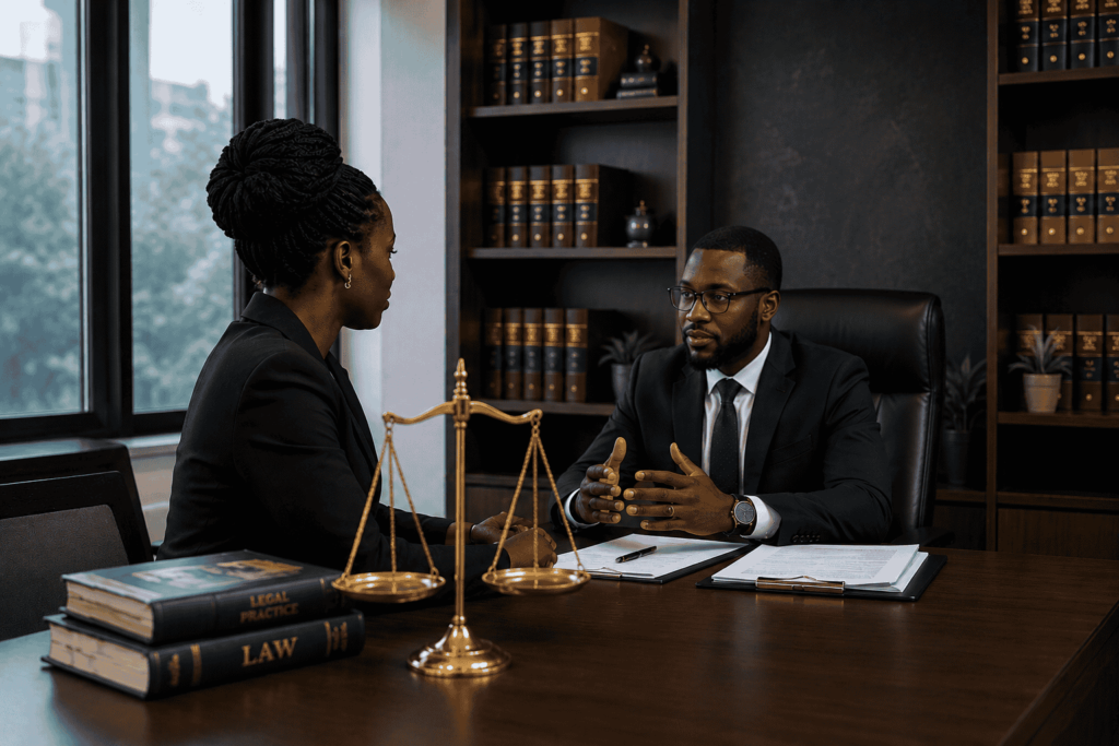 Legal consultation at JALAH Law Firm in Liberia
