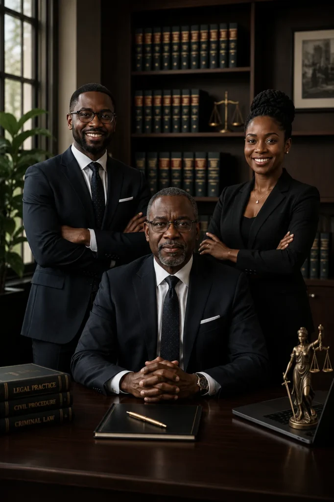 Professional team at a law firm in Liberia